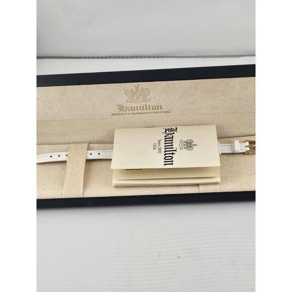 NOS Hamilton Registered 6208 Swiss GP 11J Small Seconds Ladies Watch Mint Runs - Picture 9 of 15